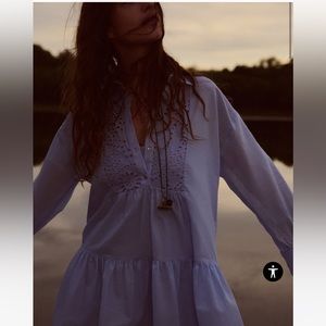 Zara Mini Dress - light blue. So adorable